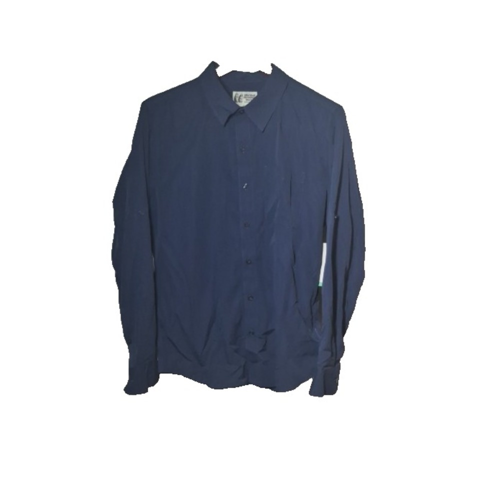 Marmot Shirt Mens S Navy‎ Blue Aerobora Air Exchange Long Sleeve Button Up NEW